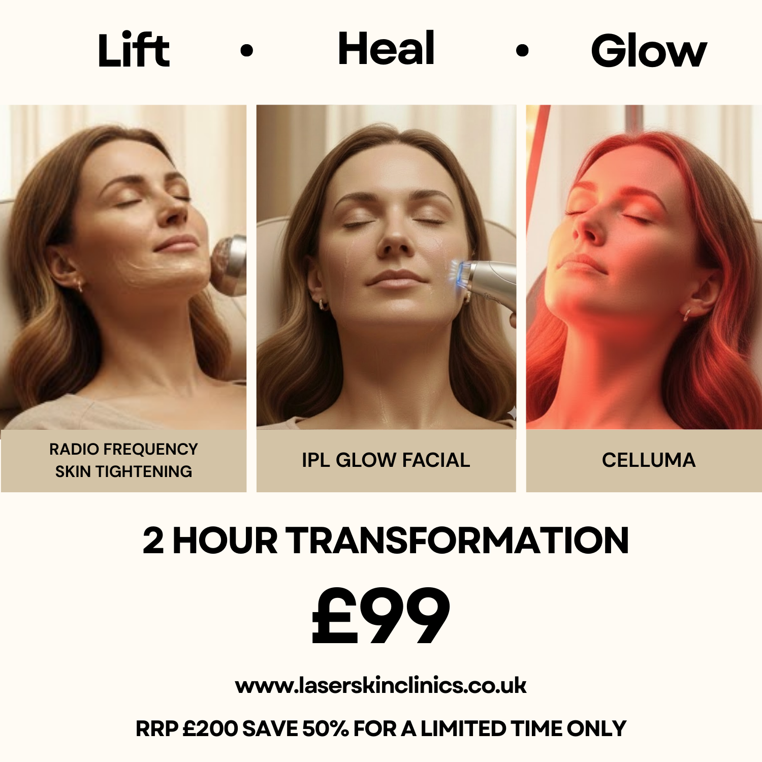 The Lift, Heal & Glow Supreme Package
