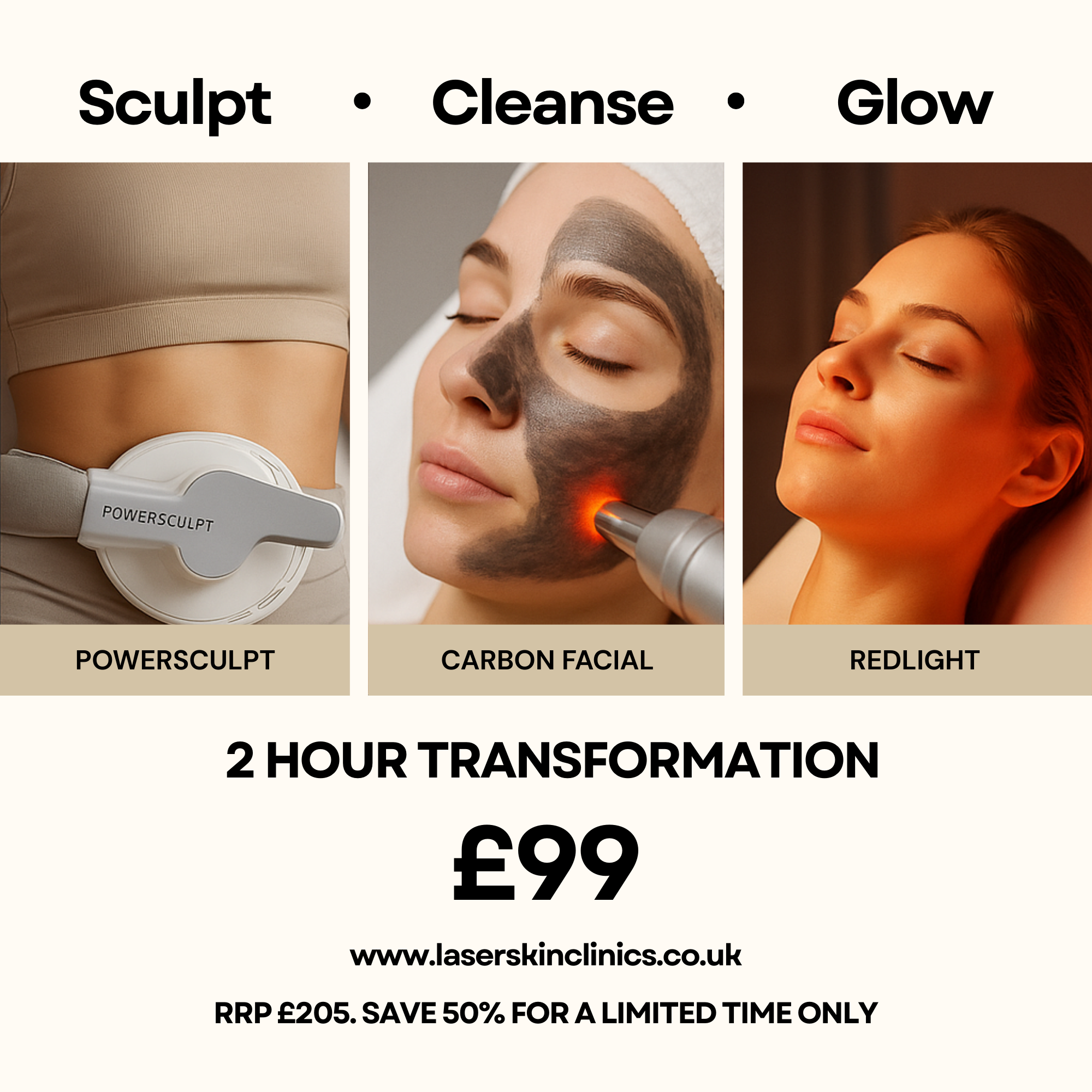 The Sculpt, Cleanse & Glow Signature Package