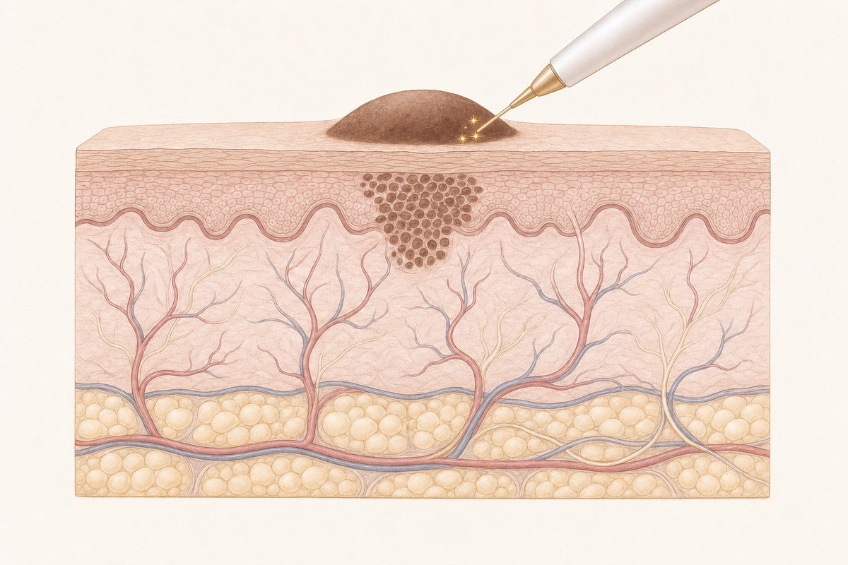 Precise removal. Mole Removal at Laser Skin Clinics, Wolverhampton