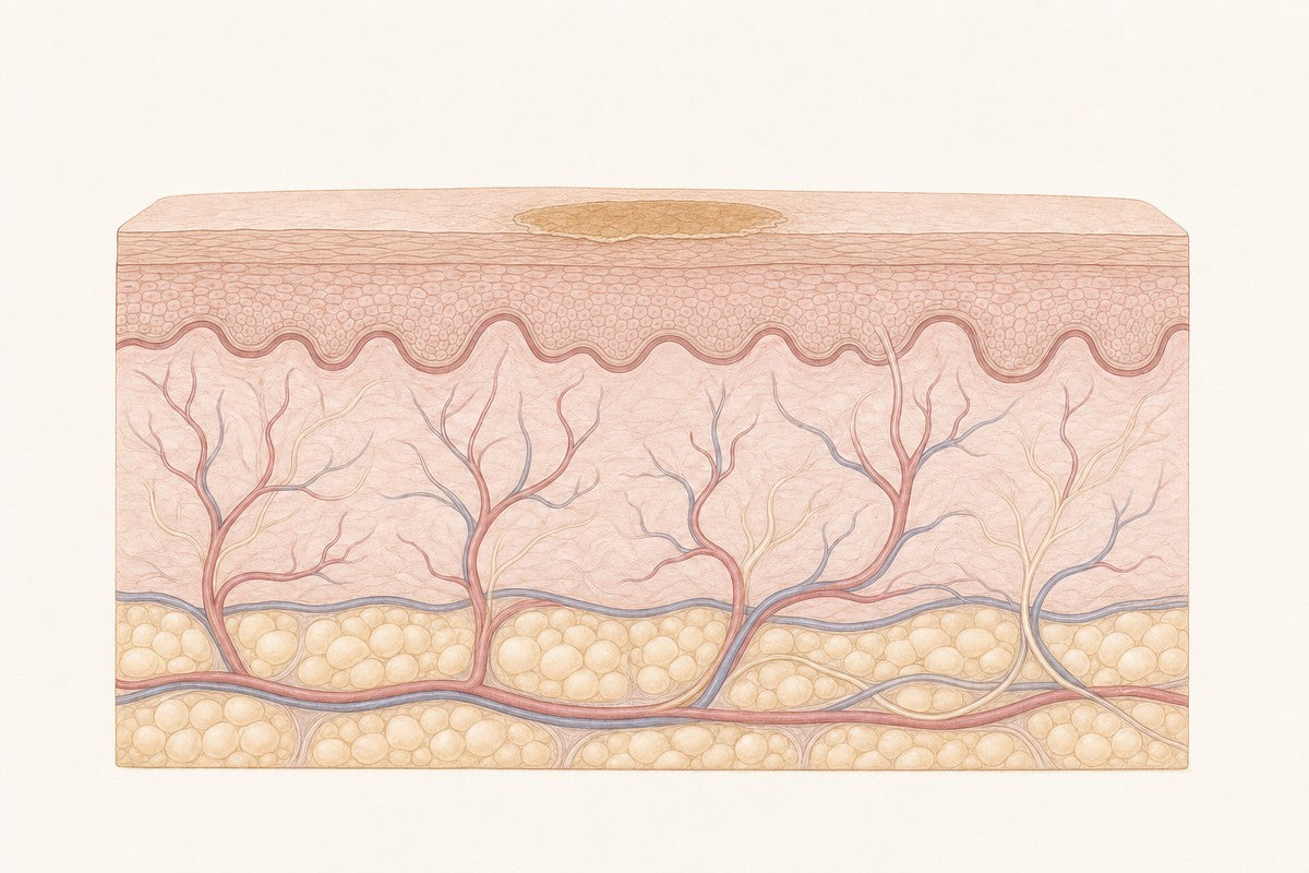 A protective crust. Mole Removal at Laser Skin Clinics, Wolverhampton