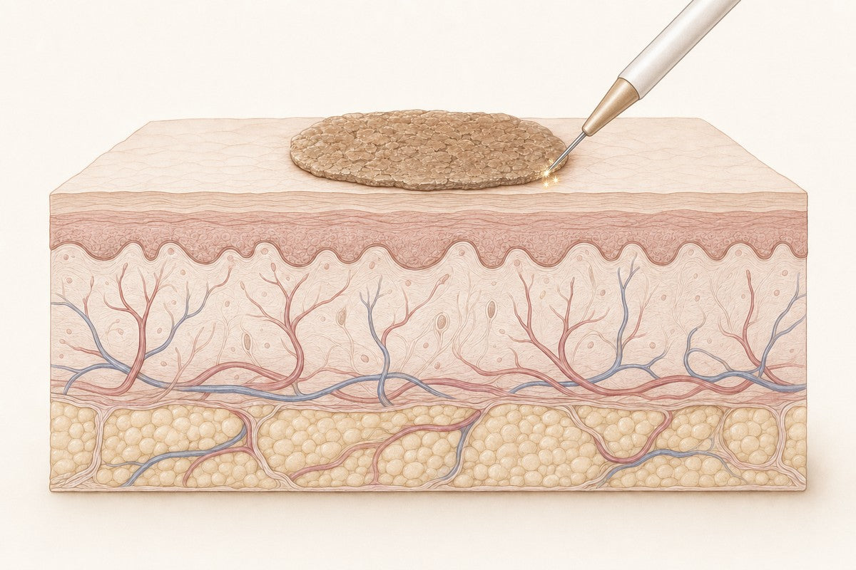 Precise removal. Seborrhoeic Wart Removal at Laser Skin Clinics, Wolverhampton
