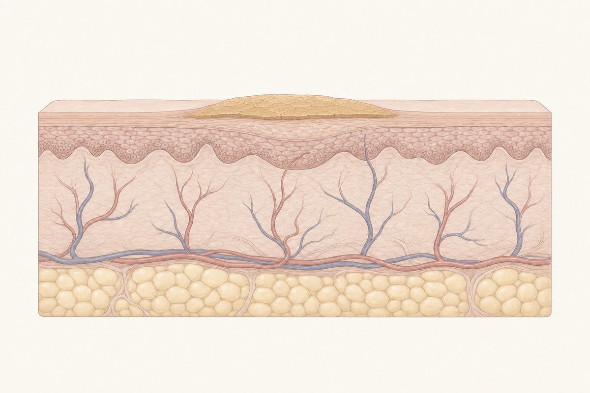 Fine crusts. Xanthelasma Removal at Laser Skin Clinics, Wolverhampton